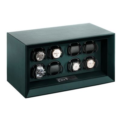 Buben & Zorweg SAFE MASTER 8 Green Leather Watch Winder