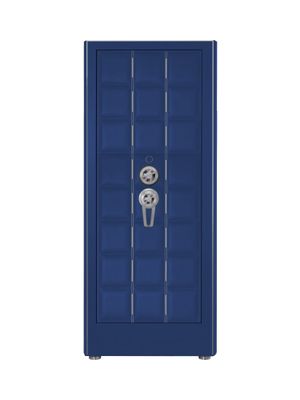 Buben & Zorweg Orion XXL Plus Standalone VdS I Nappa Ocean Blue Safe with Watch Winders