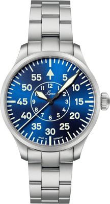 Laco 862103.MB Pilot Watch Basic Aachen Blaue Stunde 39 On Bracelet
