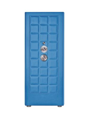 Buben & Zorweg Orion XL Standalone VdS I Nappa Lagoon Blue Safe with Watch Winders