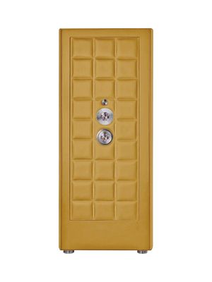 Buben & Zorweg Orion XL Standalone VdS I Nappa Honey Yellow Safe with Watch Winders