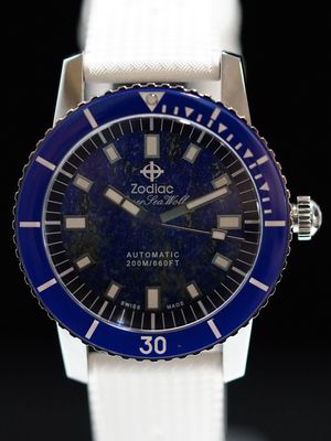Zodiac ZO9312 Compression Diver Blue Lapis Lazuli Dial