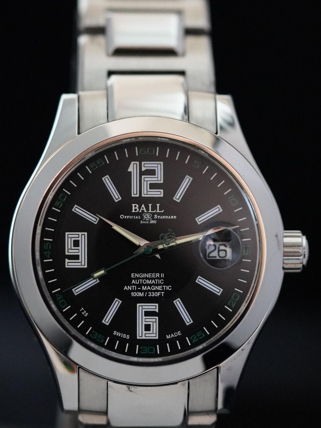 Ball Nm1020C-S4-Bk Engineer Ii Arabic 40Mm Black Dial - Exquisite