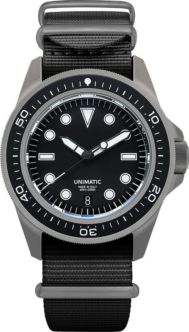 Unimatic U1S-T-PD6-B Modello Uno Prodiver Black - Exquisite Timepieces