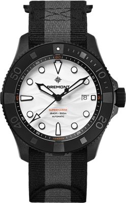 Bremont SM43-DT-BKCER-WH-N-S Supermarine Full Ceramic Polar White