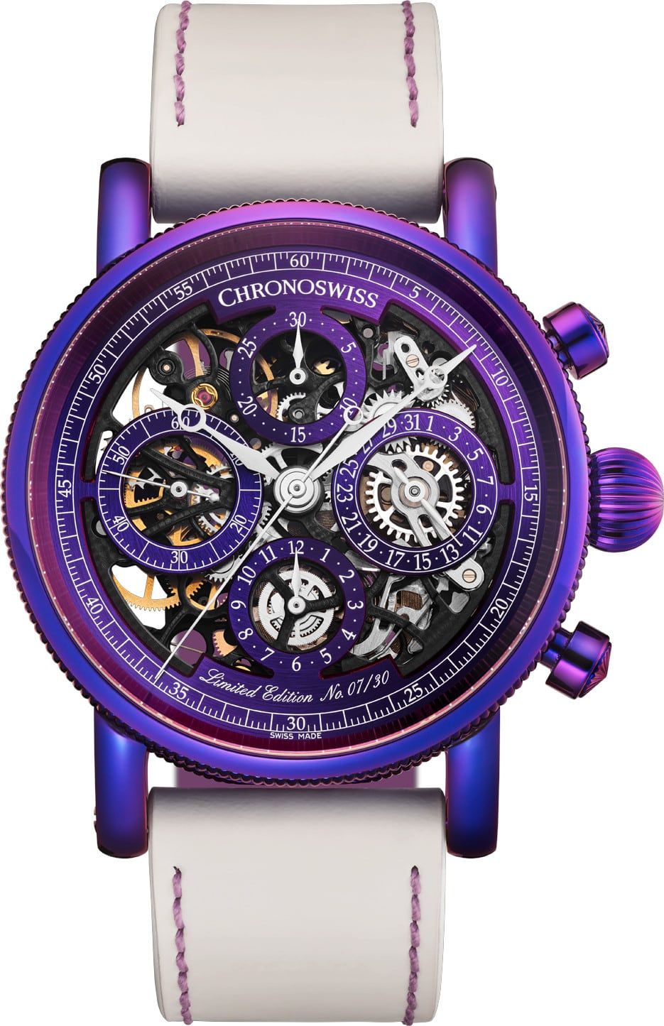 Chronoswiss CH-7548T.1S-PU Opus Purple Rain - Exquisite Timepieces