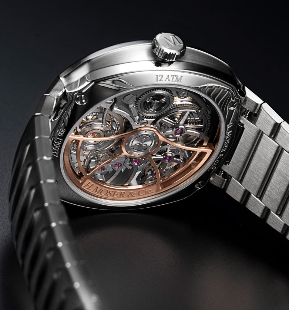 Artois 限定CD period H. Moser & Cie. 6814-1201 Streamliner Tourbillon Skeleton