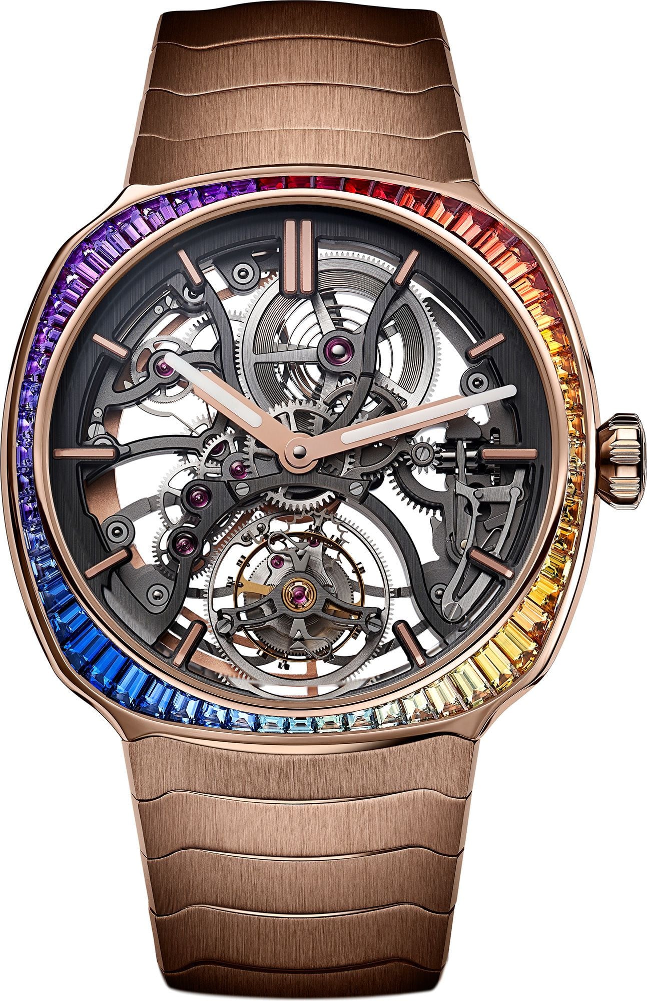 モルモル H. Moser & Cie. Streamliner Tourbillon Skeleton - Exquisite