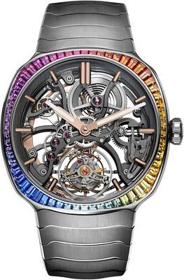 H. Moser & Cie. 6814-1201 Streamliner Tourbillon Skeleton Rainbow