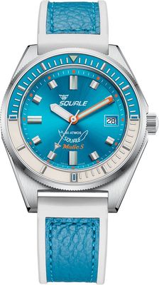 Squale Matic S MATICLBWLB.RLWLB Light Blue HydroLeather