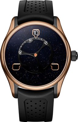 H. Moser & Cie. 3240-0900 Pioneer Flying Hours Rose Gold Titanium
