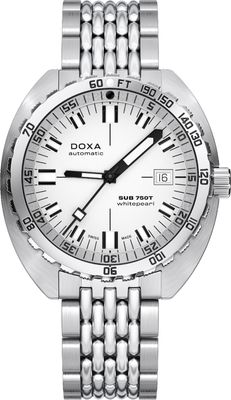 DOXA SUB 750T Whitepearl 825.10.011.10 On Bracelet