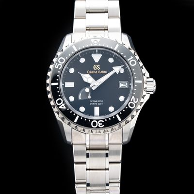 Grand Seiko SBGA231 Spring Drive Diver Black Dial