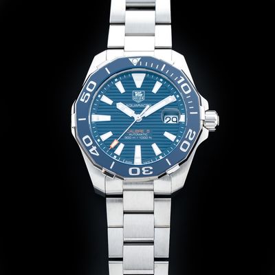 TAG Heuer Aquaracer Automatic Navy Blue Dial WAY211C.BA0928 Caliber 5