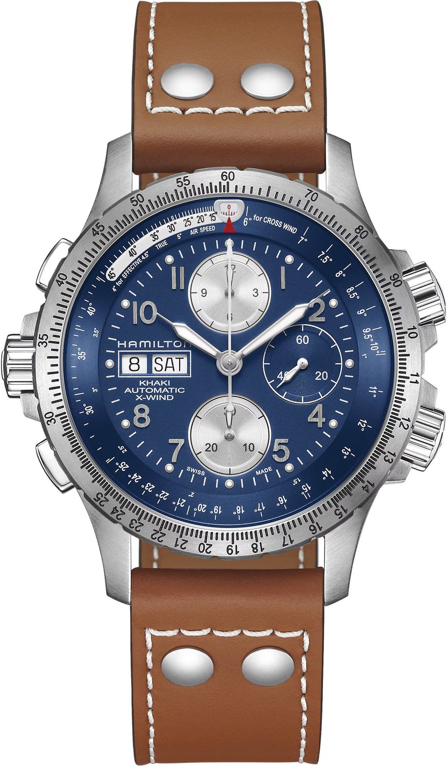 Hamilton H77506540 Khaki Aviation X-Wind Day Date - Exquisite