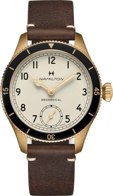Hamitlon H76709510 Khaki Aviation Pilot Pioneer Mechanical 43mm