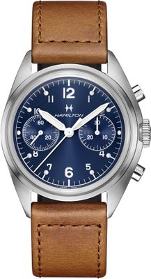 Hamilton H76409540 Khaki Aviation Pilot Pioneer Mechanical Chrono