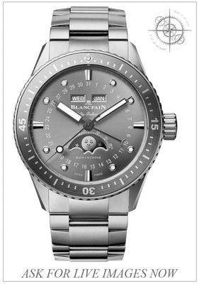 Blancpain 5054 1210 98S Fifty Fathoms Bathyscaphe Complete Calendar Titanium