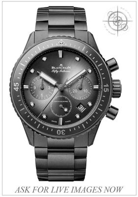 Blancpain 5200 0153 01S Fifty Fathoms Bathyscaphe Chronograph Flyback Green Dial