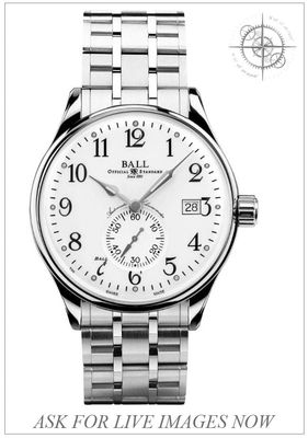 Ball NM3888D-S1CJ-WH Trainmaster Standard Time