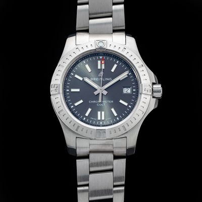 Breitling A17313 Colt Automatic Grey Dial Stainless Steel