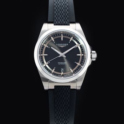 Longines L3.720.4.52.9 Conquest Black Dial 38mm