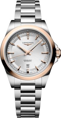 Longines L3.320.5.72.6 Conquest Silver on Bracelet