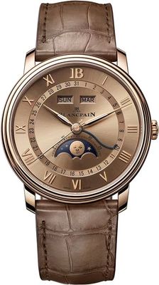 Blancpain 6654N 3646 55B Villeret Quantième Complet