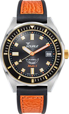 Squale MATICGBKBK.RLOR Matic S Two-Tone HydroLeather