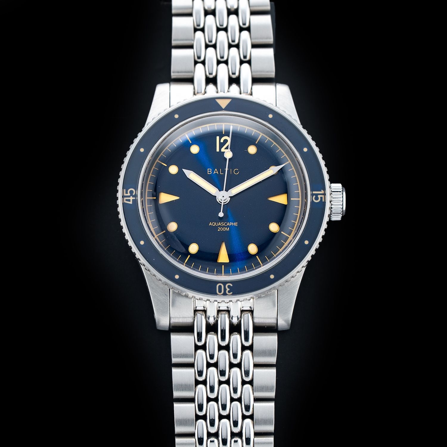 Baltic Aquascaphe Classic Blue Gilt - Exquisite Timepieces