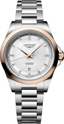 Longines L3.320.5.87.6 Conquest White on Bracelet
