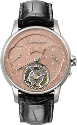 Moritz Grossmann MG-003888 Tourbillon Tremblage White Gold Salmon