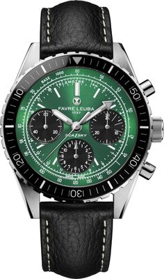 Favre Leuba 00.20212.112.03.101 Sea Sky Revival Green Dial On Strap