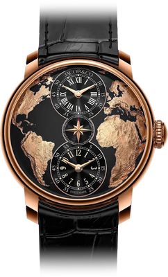 Jacob & Co. DT100.40.AA.AB.A The World Is Yours Dual Time Zone