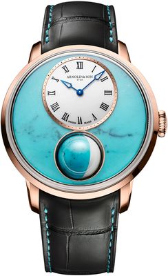 Arnold & Son Luna Magna Red Gold 5N Turquoise