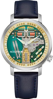 Accutron 26A213 Spaceview 314 Tuning Fork Revival Titanium