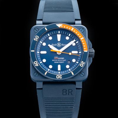 Bell & Ross BR0392-D-TR-CE/SRB Diver Tara