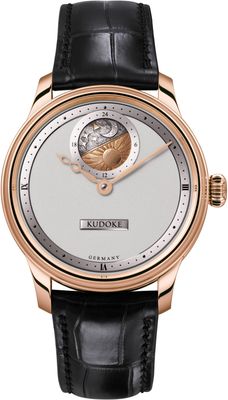 Kudoke 2 Silver Dial Rose Gold