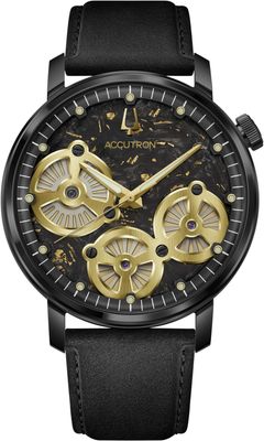 Accutron 28A211 Forged Carbon Black