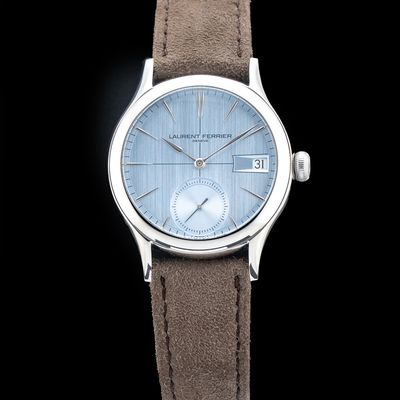 Laurent Ferrier LCF046.AC.CG1.1 Classic Auto 40mm Ice Blue Sunburst Dial