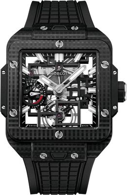 Hublot 805.Qd.0170.Rx Square Bang Tourbillon 4-Day Power Reserve 3D Carbon