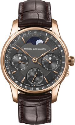 Moritz Grossmann Perpetual Calendar Rose Gold Anthracite
