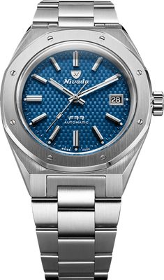 Nivada Grenchen 69041A77B F77 Blue