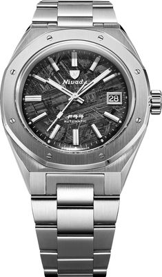 Nivada Grenchen F77 Steel Meteorite 69041A77C