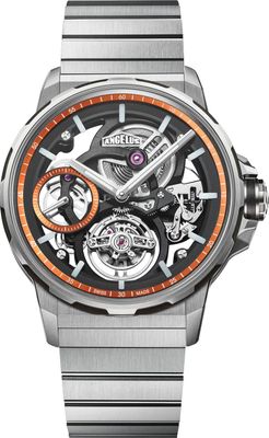 Angelus 0TSZF.B01A.M0249E Flying Tourbillon Titanium Orange
