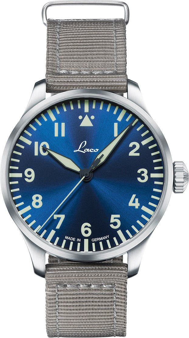 Laco 862100.2 Pilot Watch Basic Augsburg Blaue Stunde 42