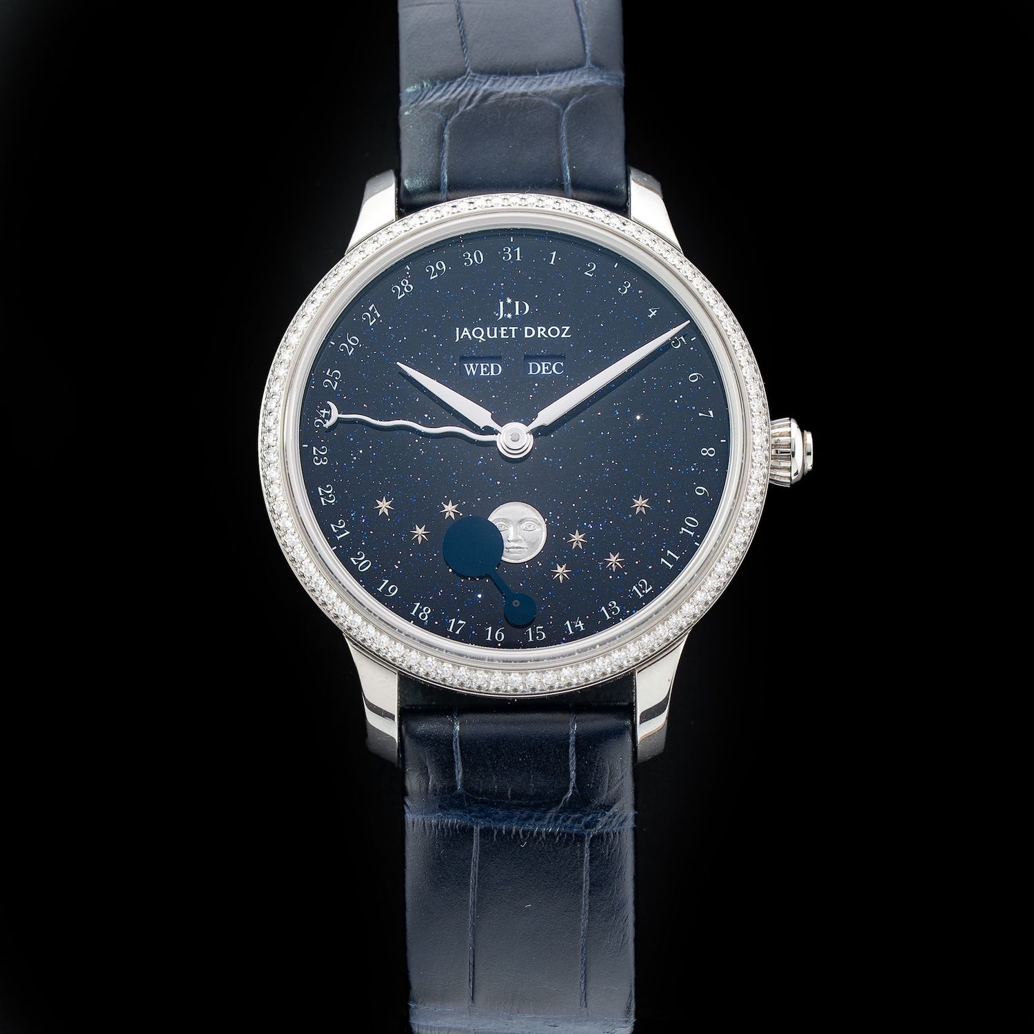 Jaquet Droz Eclipse Aventurine Dial J012610271 - Exquisite Timepieces