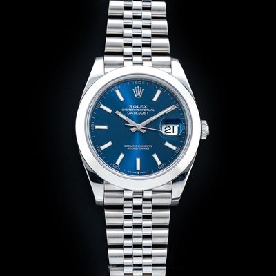 Rolex Datejust 41 126300-0002 Stainless Steel With Blue Dial Watch