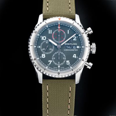 Breitling A133161A1L1X2 Aviator 8 Chronograph 43 Curtiss Warhawk
