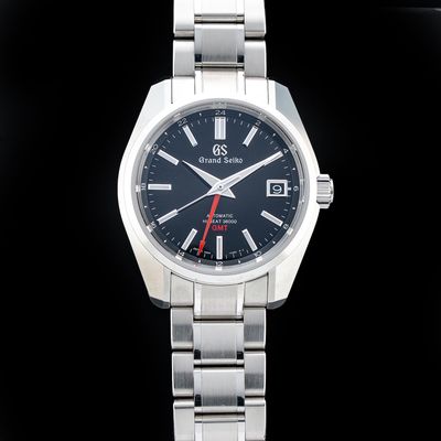 Grand Seiko SBGJ203 Hi-Beat GMT Black Dial